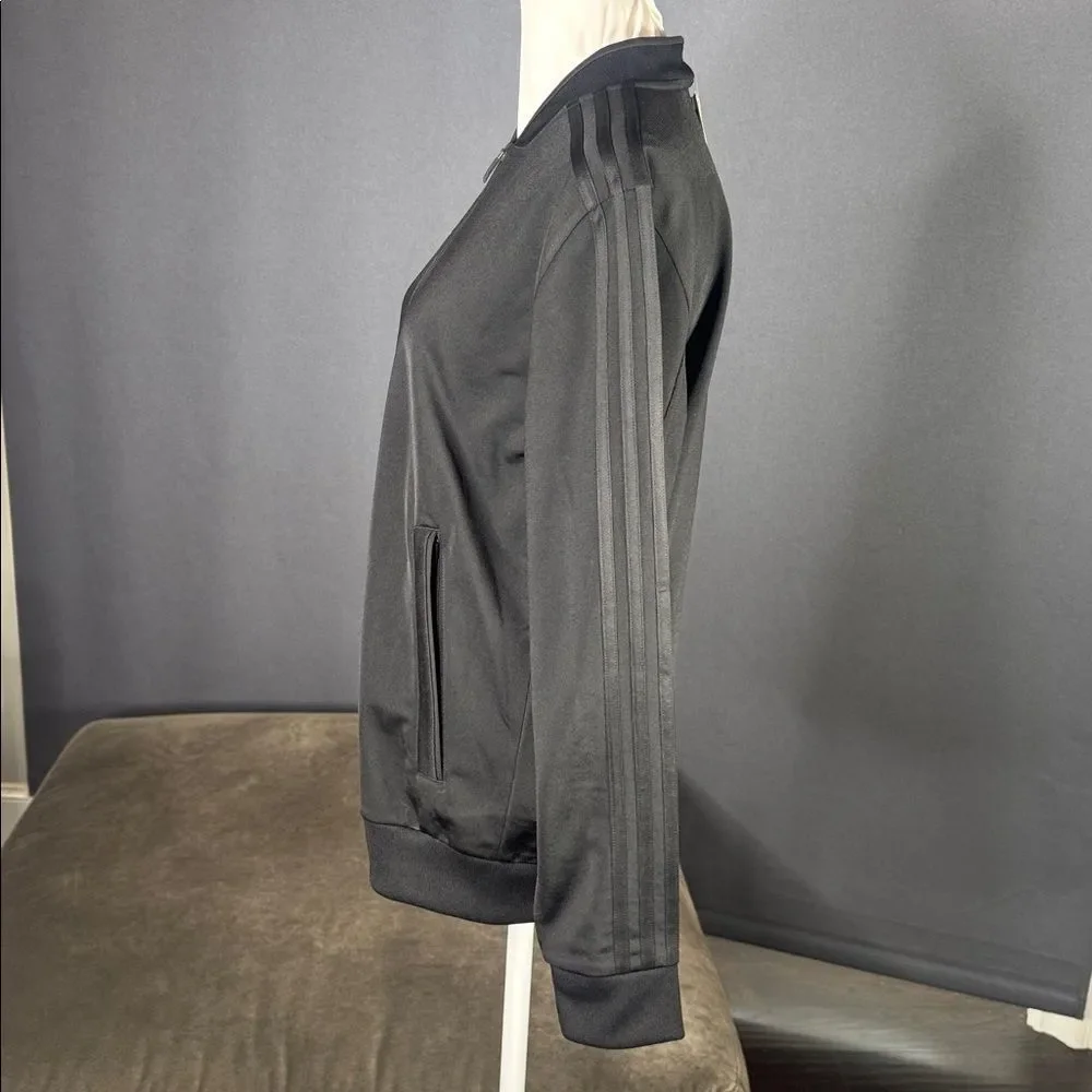 Women’s Adidas Black Sport Jacket Full Zip Small RARE Sample Tag NWT